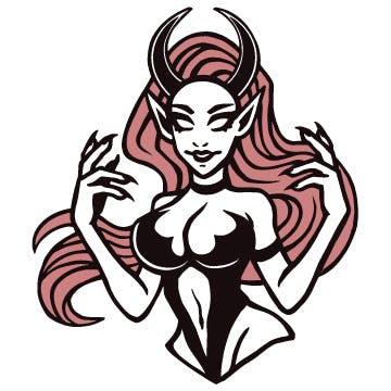 Succubus 2" pin