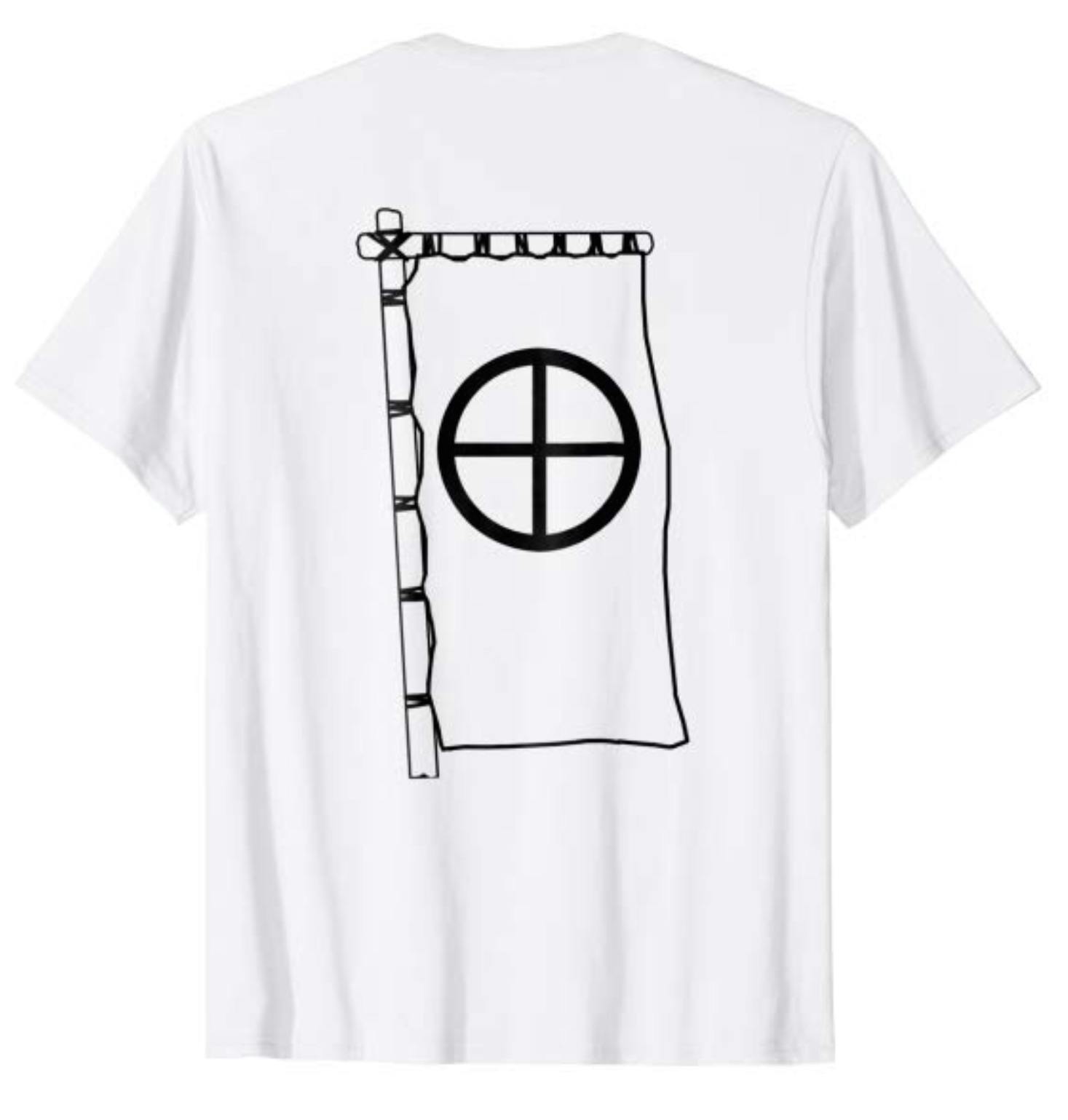 Shimazu samurai clan mon/sashimono t-shirt