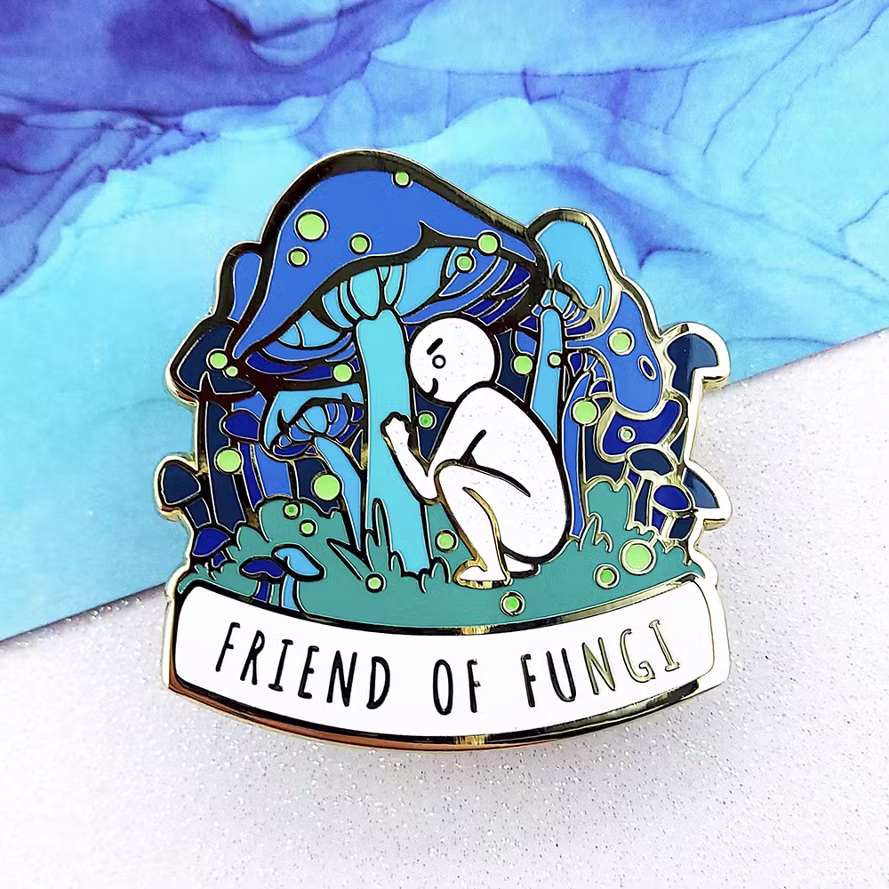 "Friend of Fungi" Enamel Pin