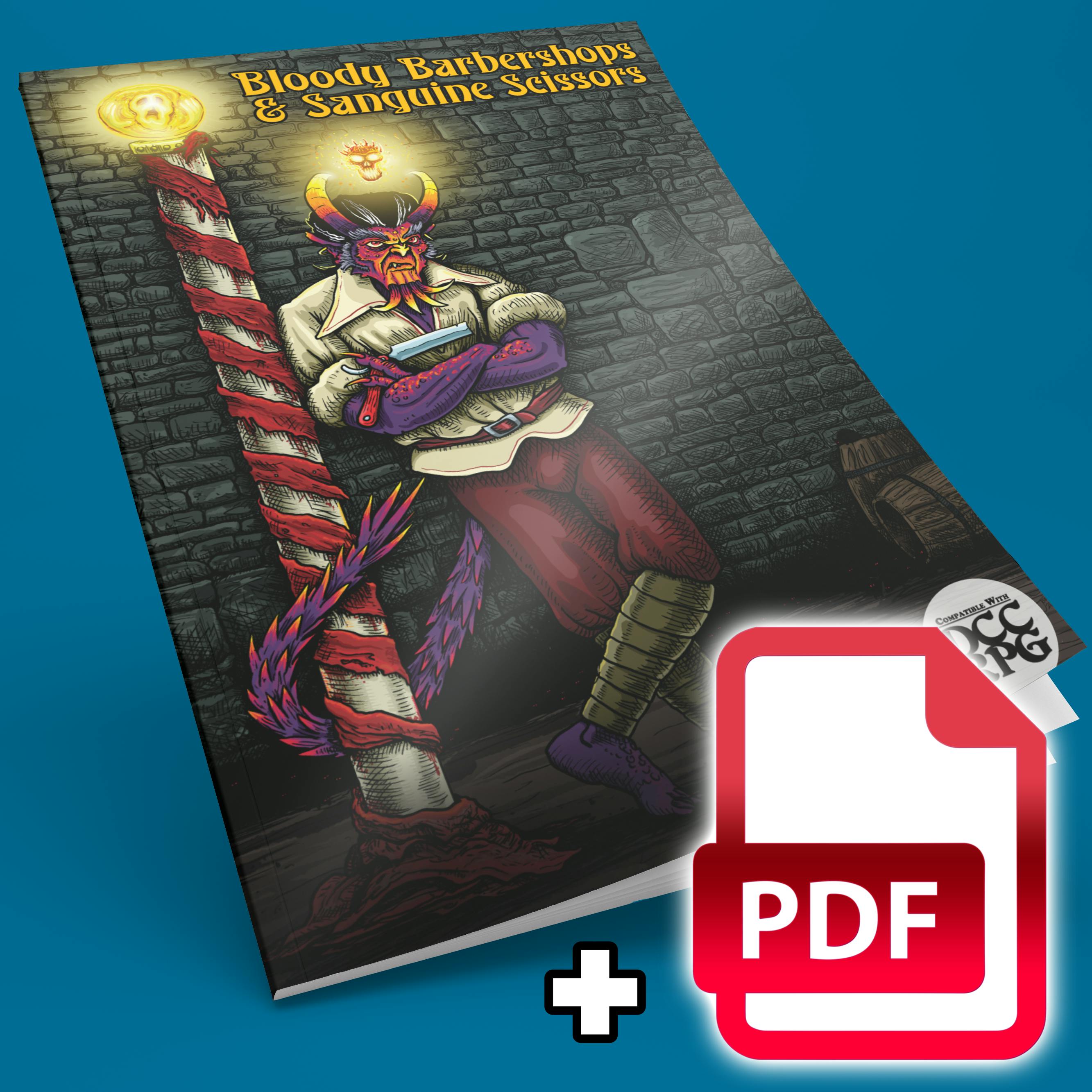 Bloody Barbershops & Sanguine Scissors (Print)