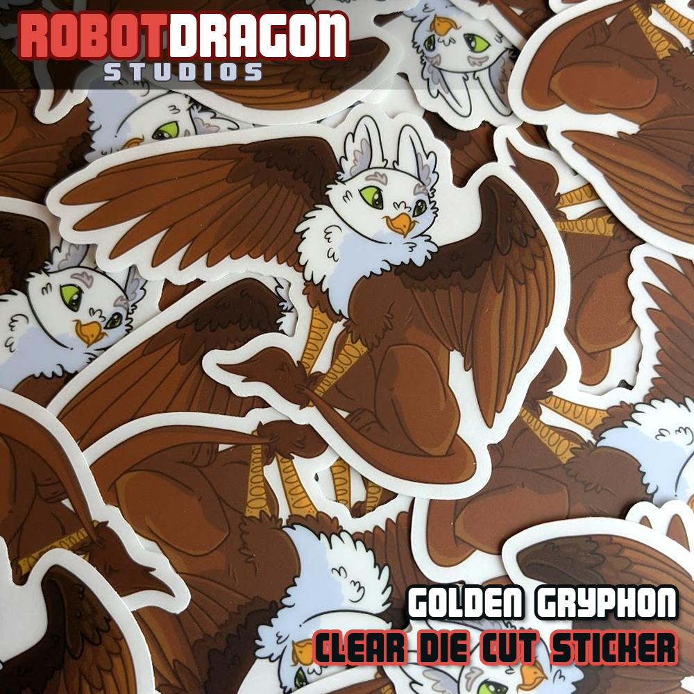 Golden Gryphon Sticker