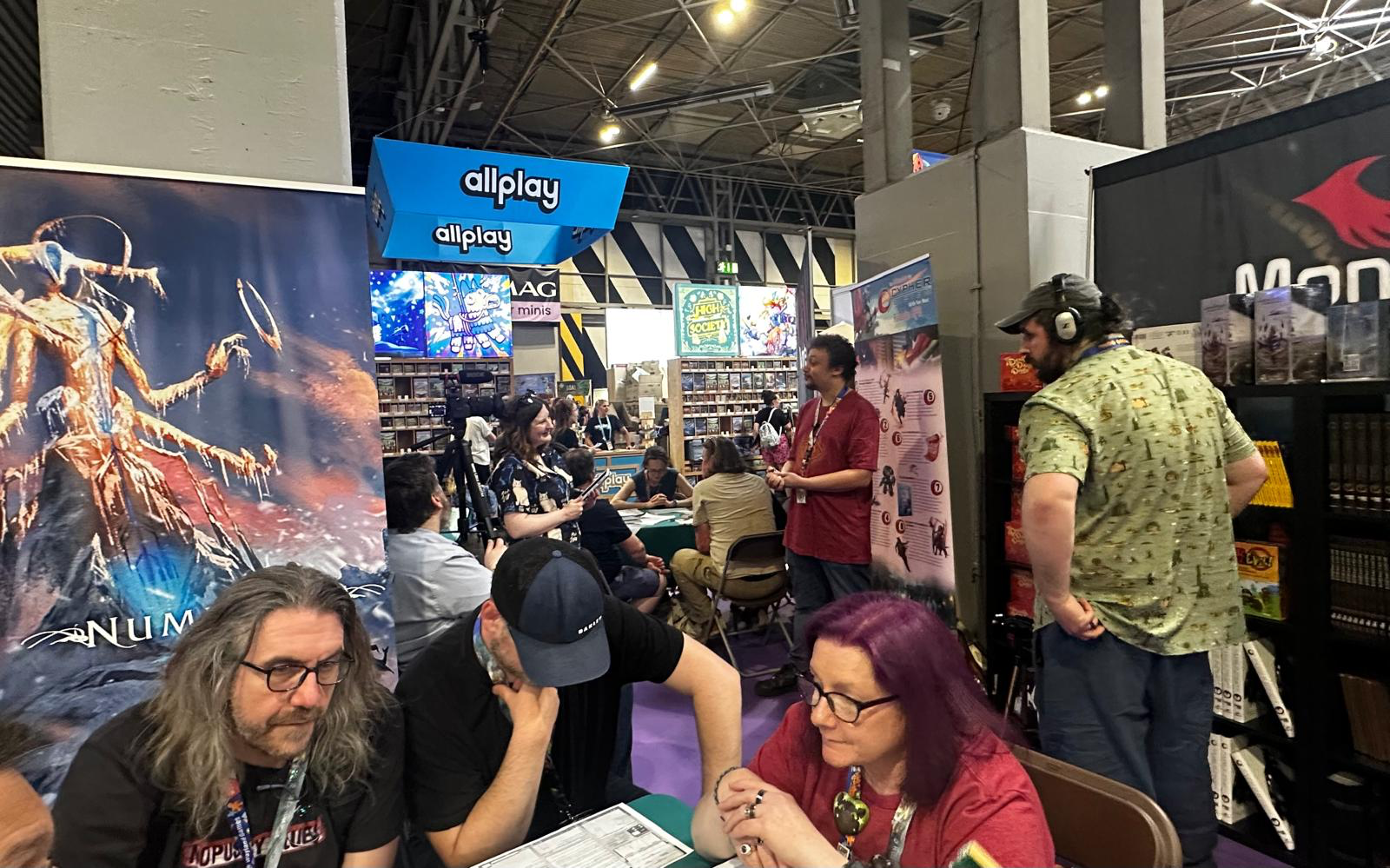 Magnus Archives demo in progress as Rusty Quill interview Gregor ahead of running the live play session