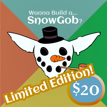 SEASONAL PIN | Snow Gob
