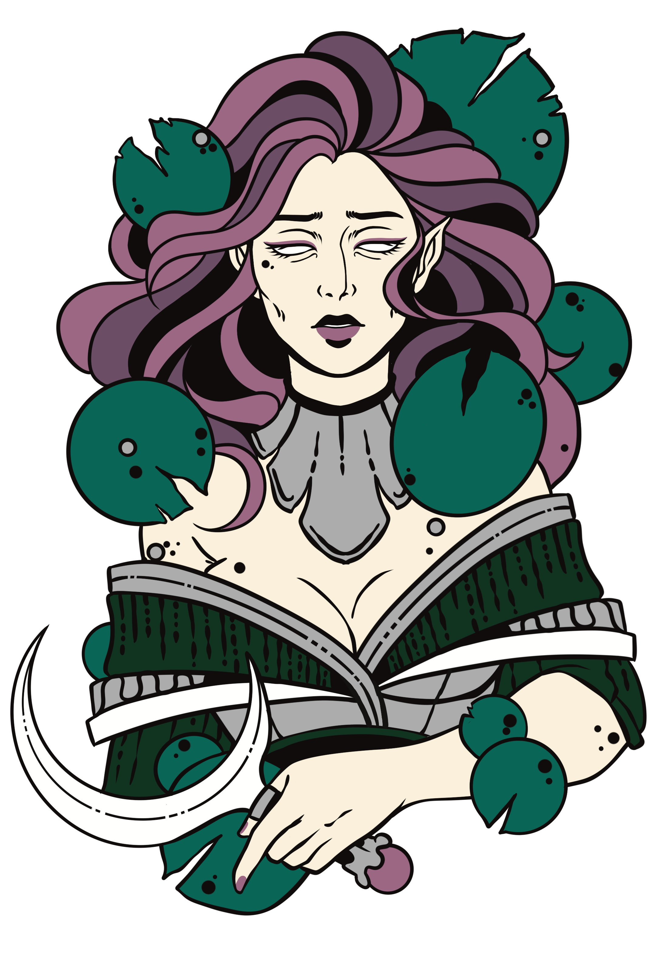 Lily pad witch