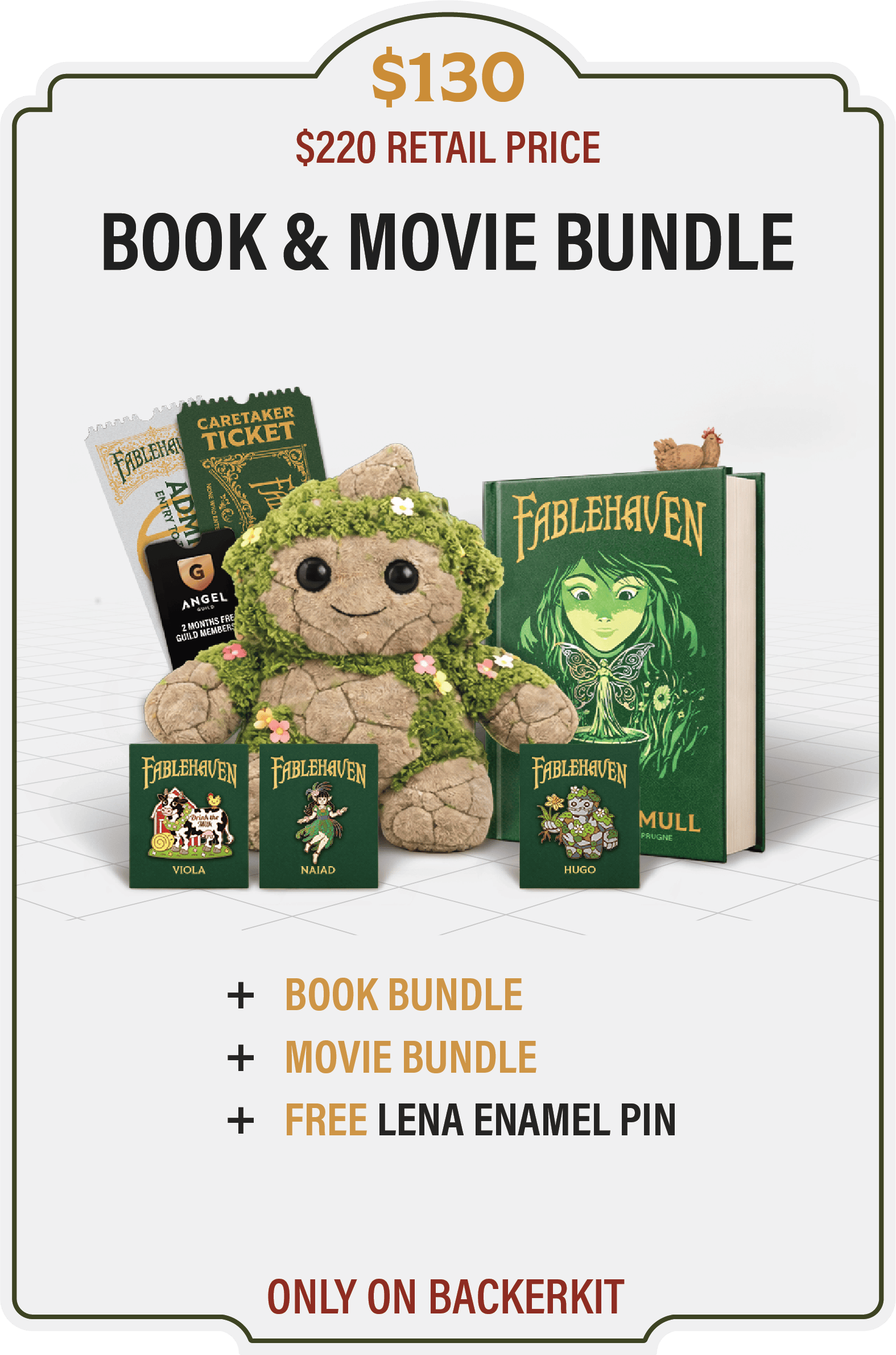Book & Movie Bundle: $130