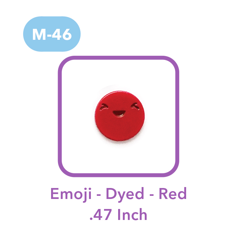 M-46 - Emoji - Dyed Red