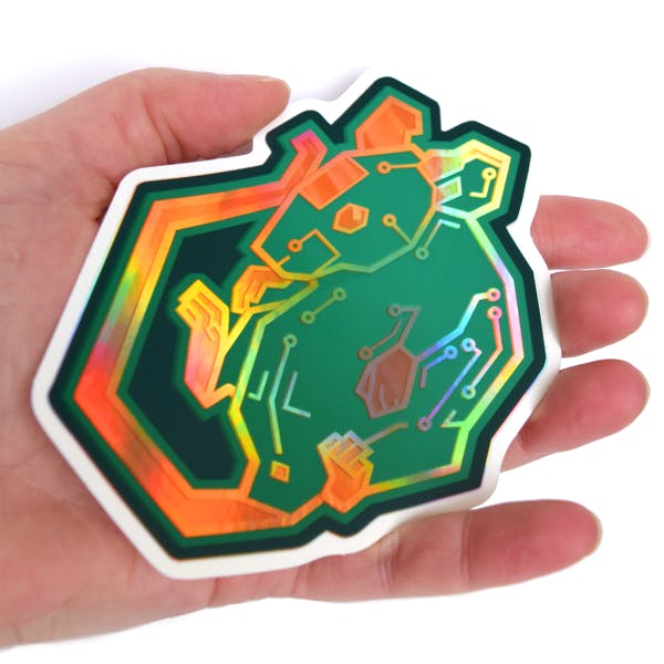Selective Holographic Nibble Sticker
