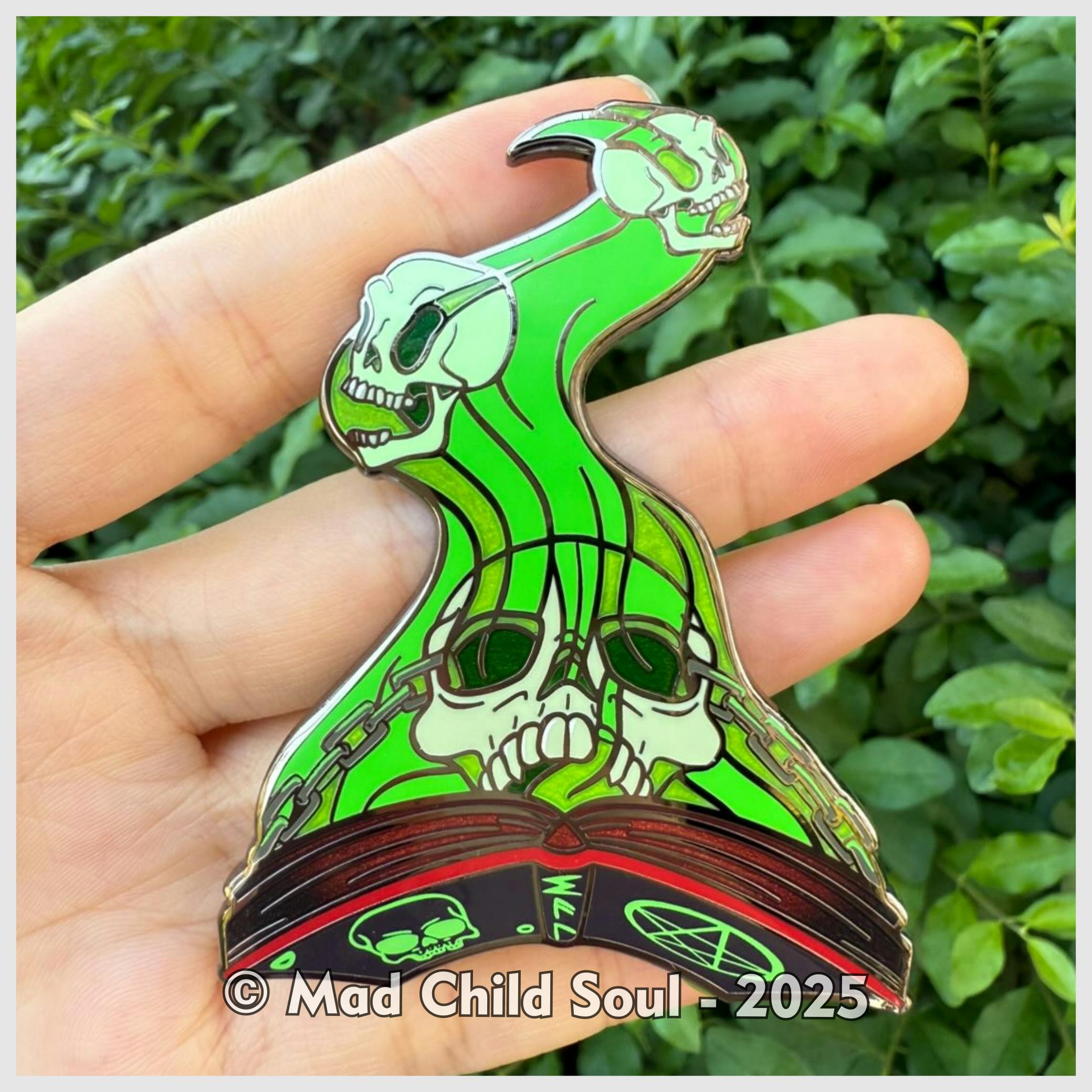 1x Book of the Damned Pin