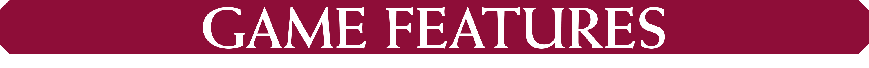 Header: Game features.