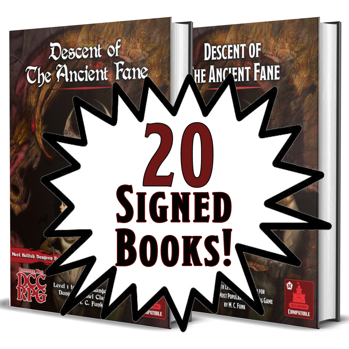 RETAILER - 20 SIGNED Books - 50% Off!