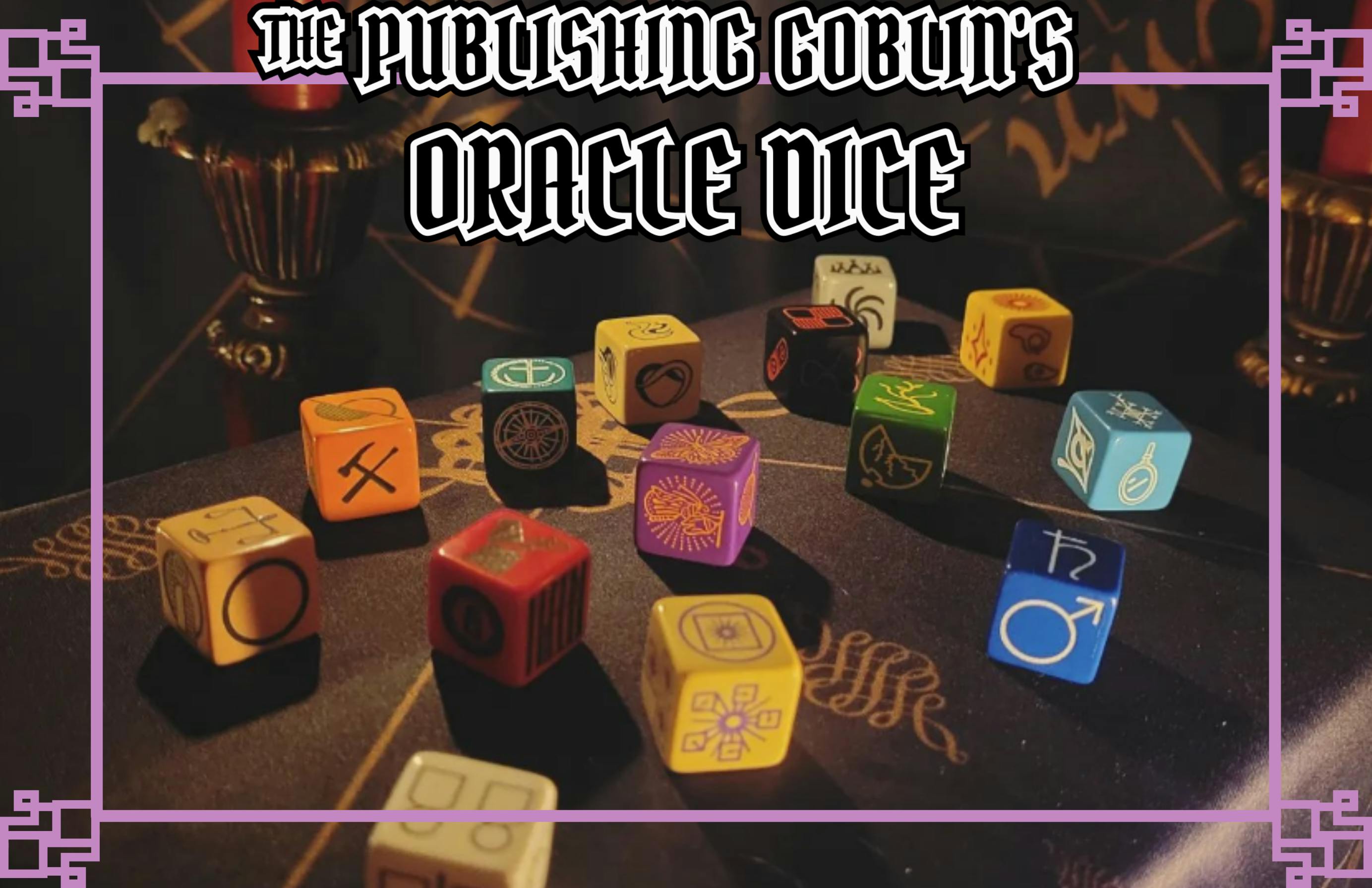 The Publishing Goblin's Oracle Dice Set