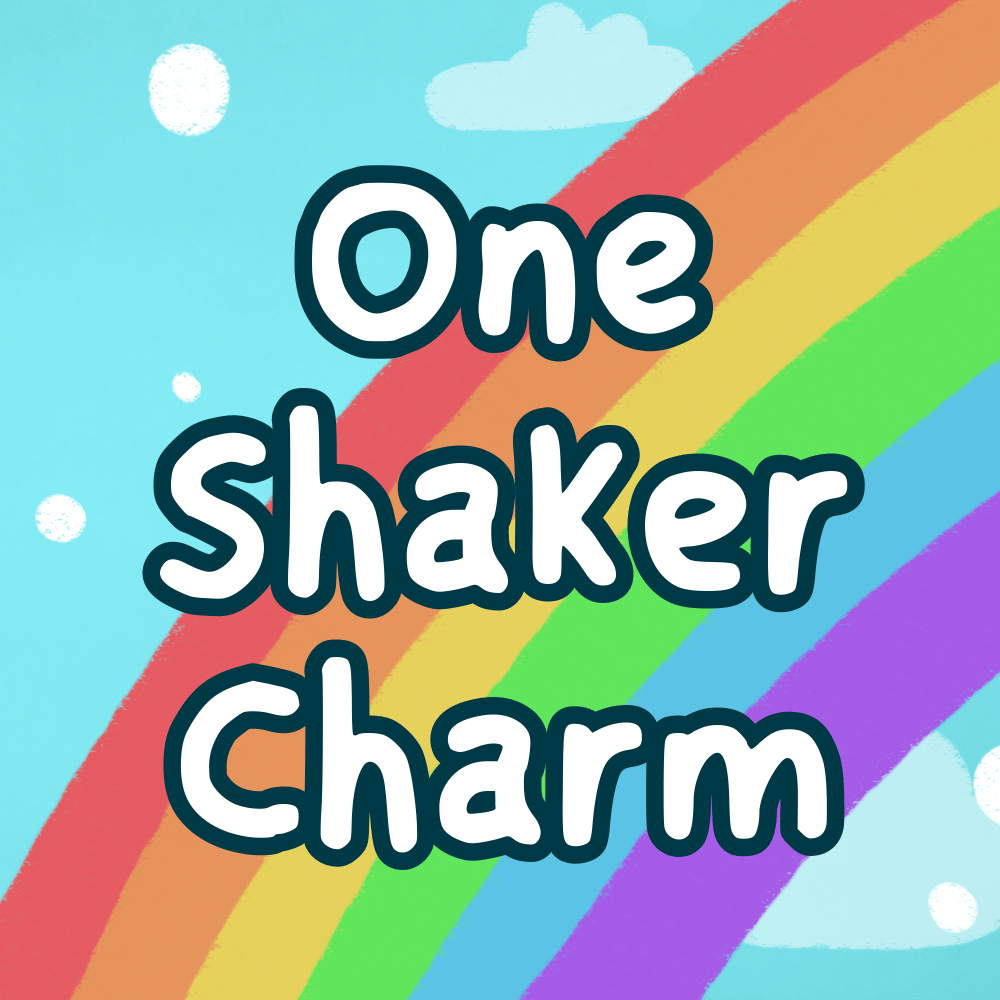 One 3" Shaker Charm