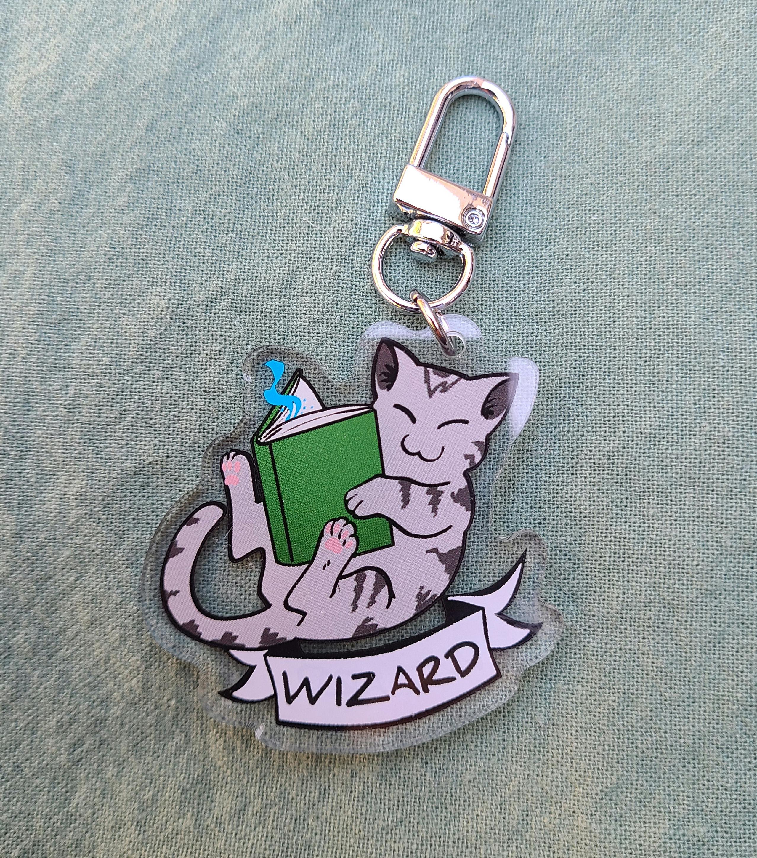 Wizard kitty Charm