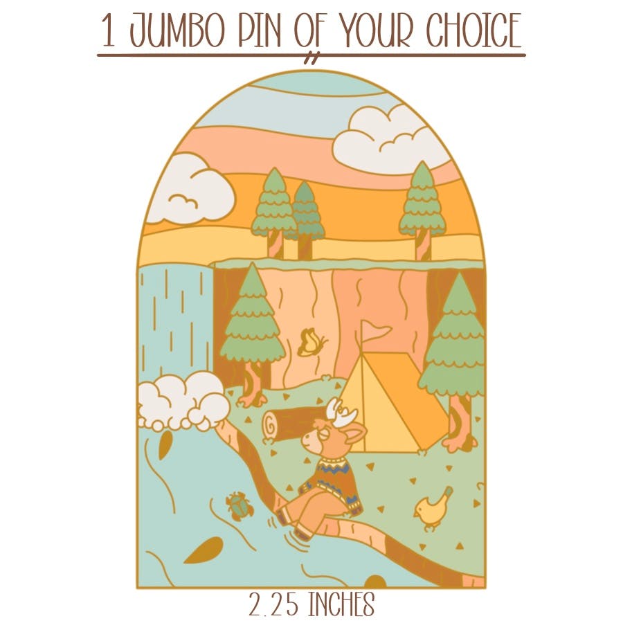 1 Jumbo Pin of Your Choice