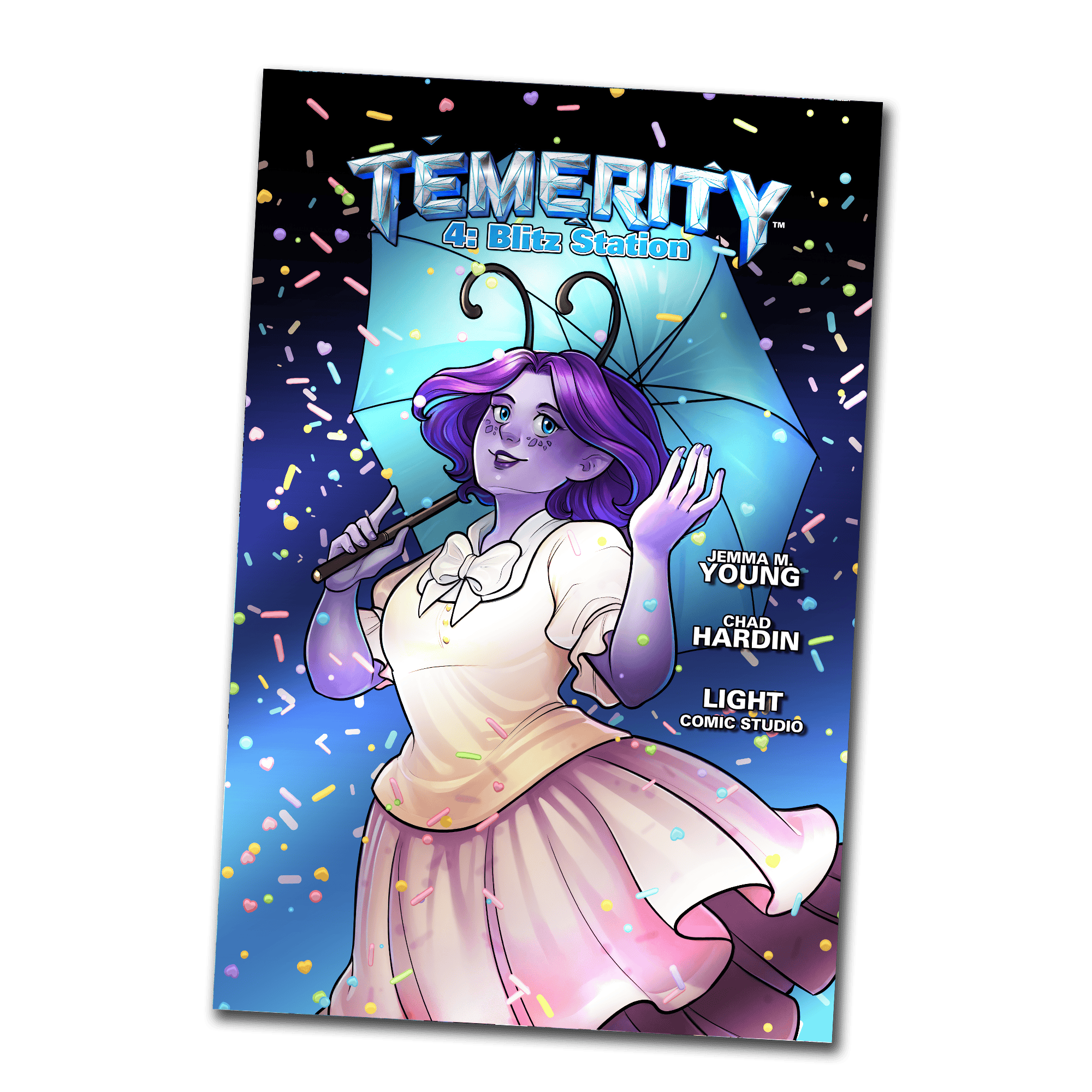 Temerity 4: Blitz Station Metal Jemma M. Young Variant Cover 