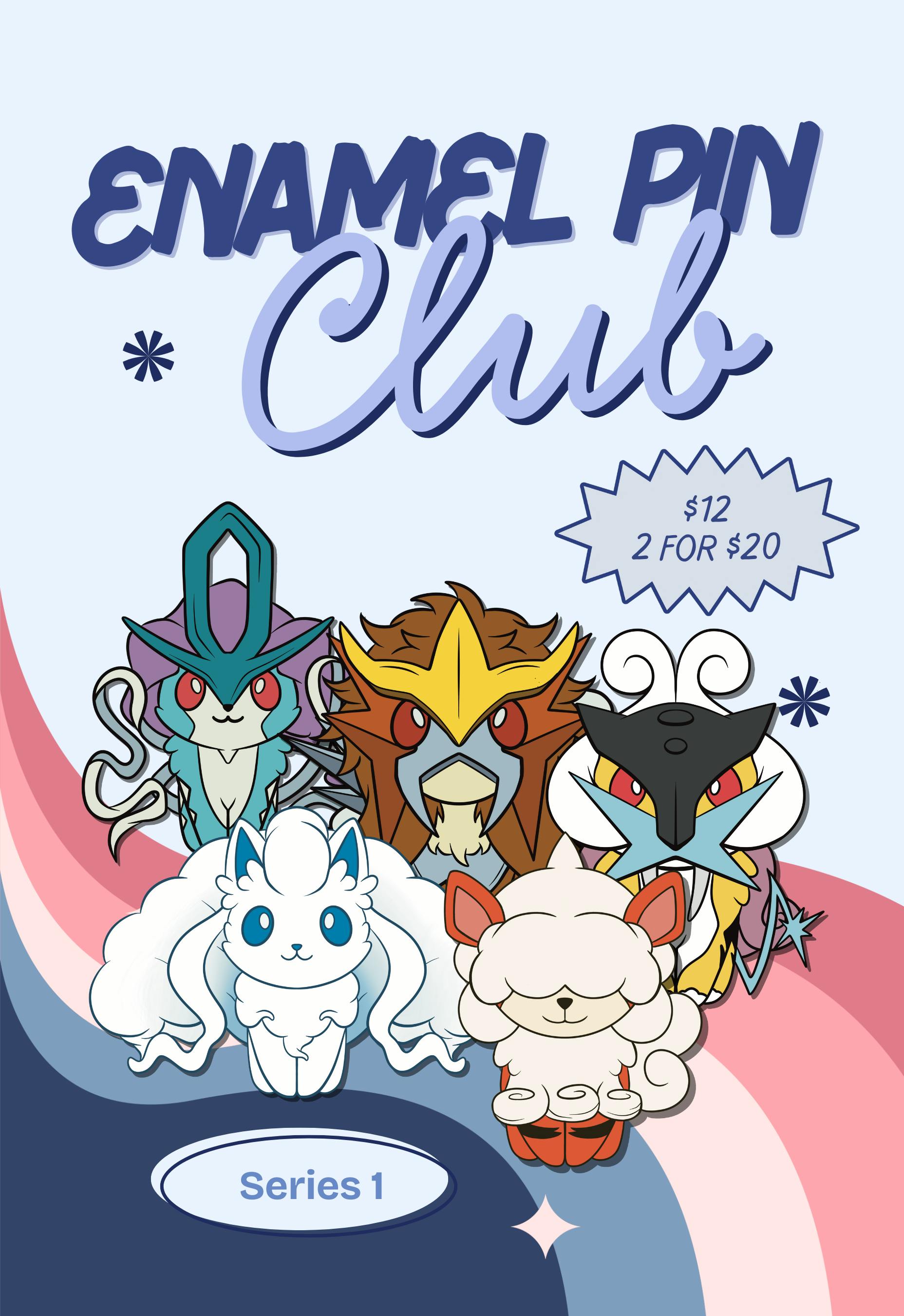 Enamel Pin Club Pin Mystery Bag (x2)