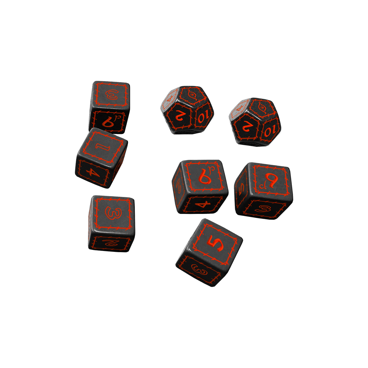 The One Ring Black Dice Set