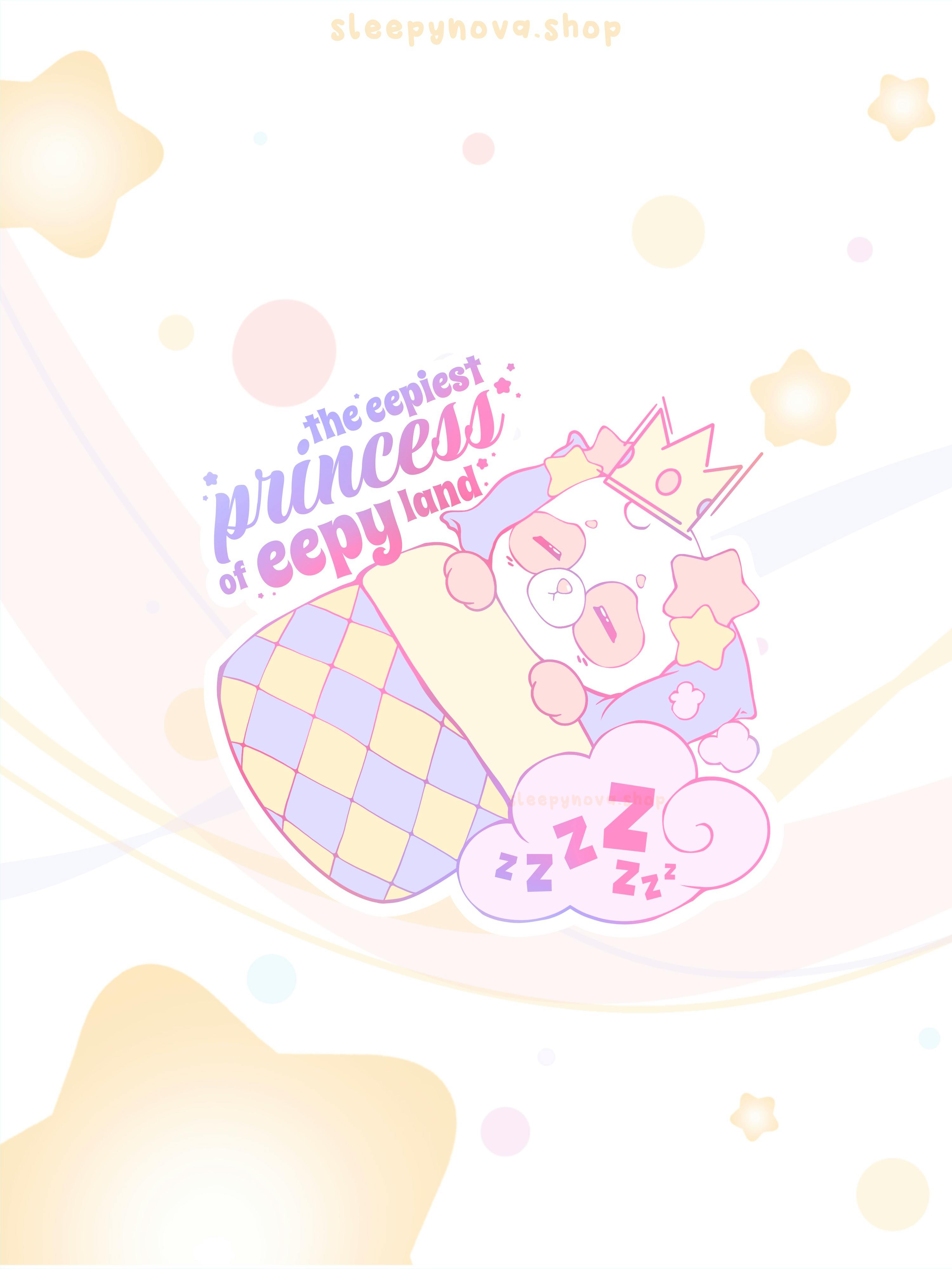 Eepy Princess Sticker