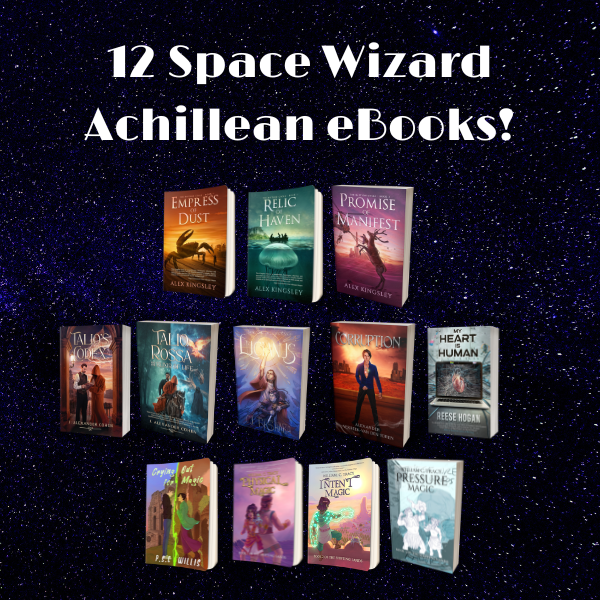 12 Space Wizard Achillean (M/M) eBooks!