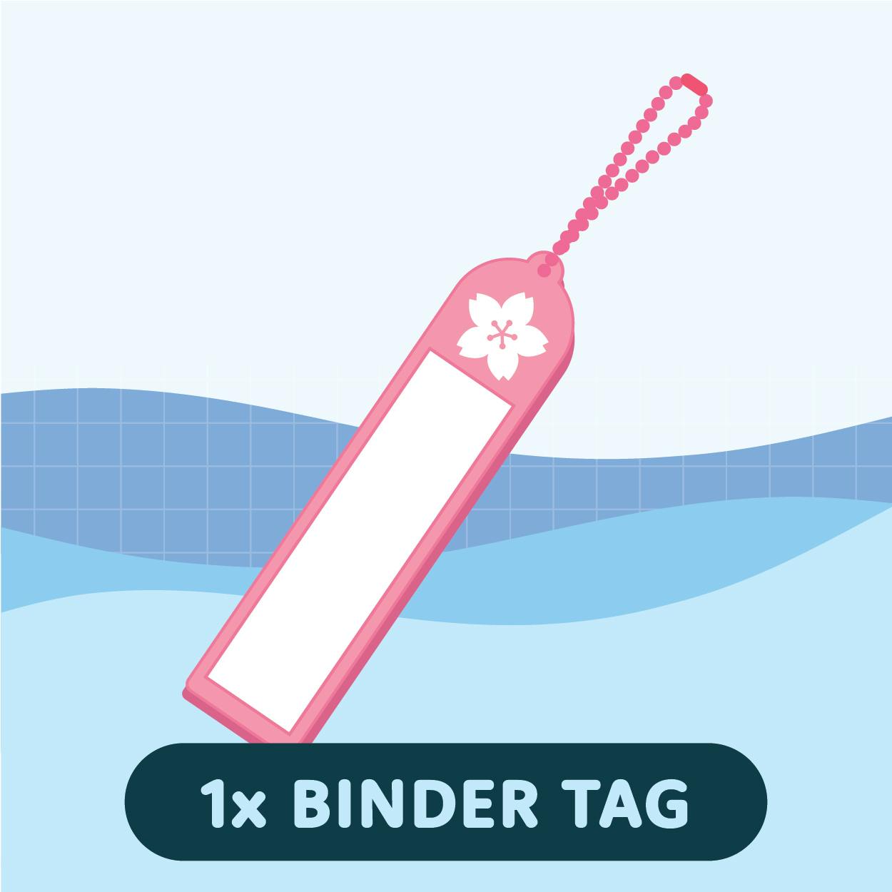 Acrylic Binder Tag