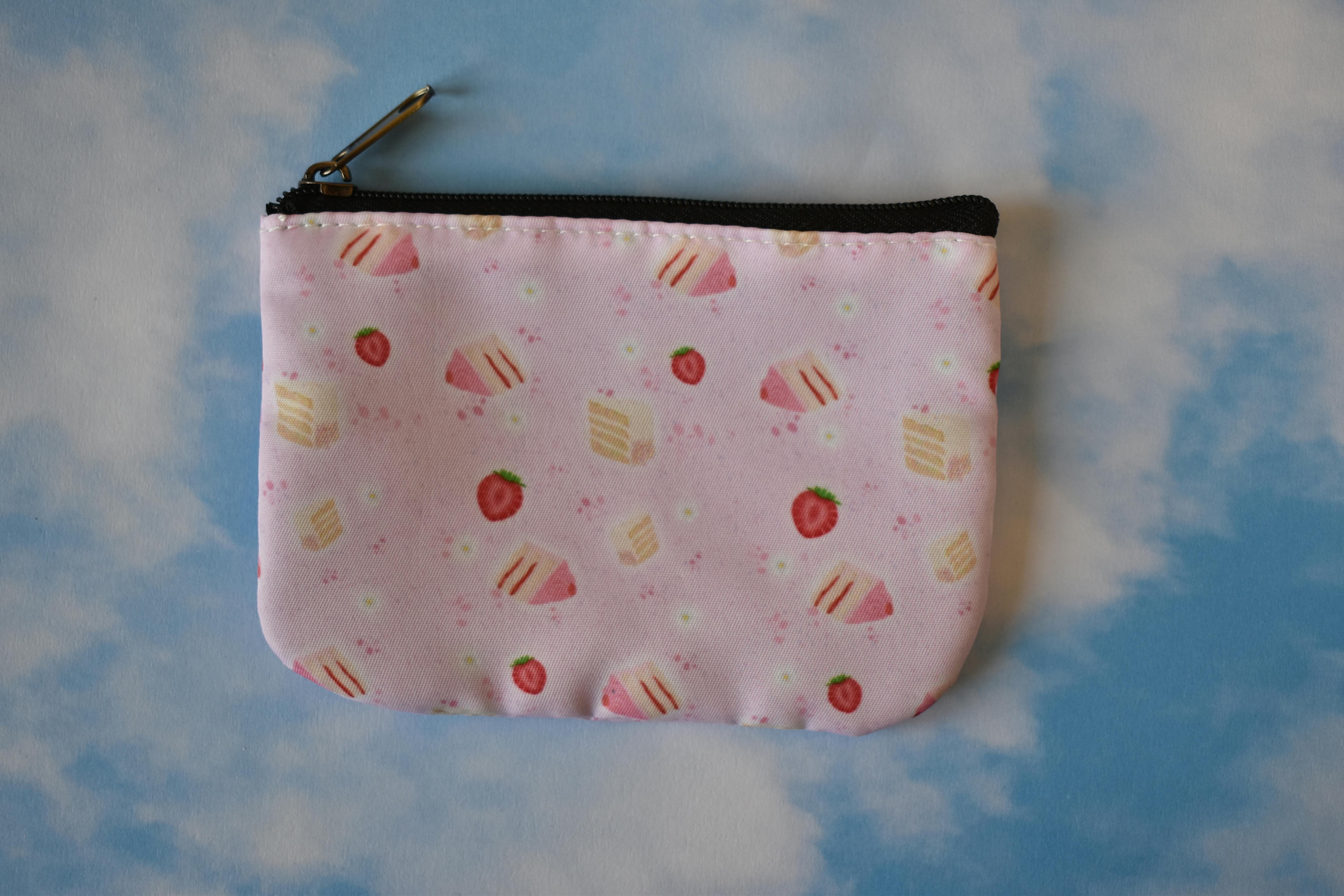 Strawberry Cake Coin Purse
