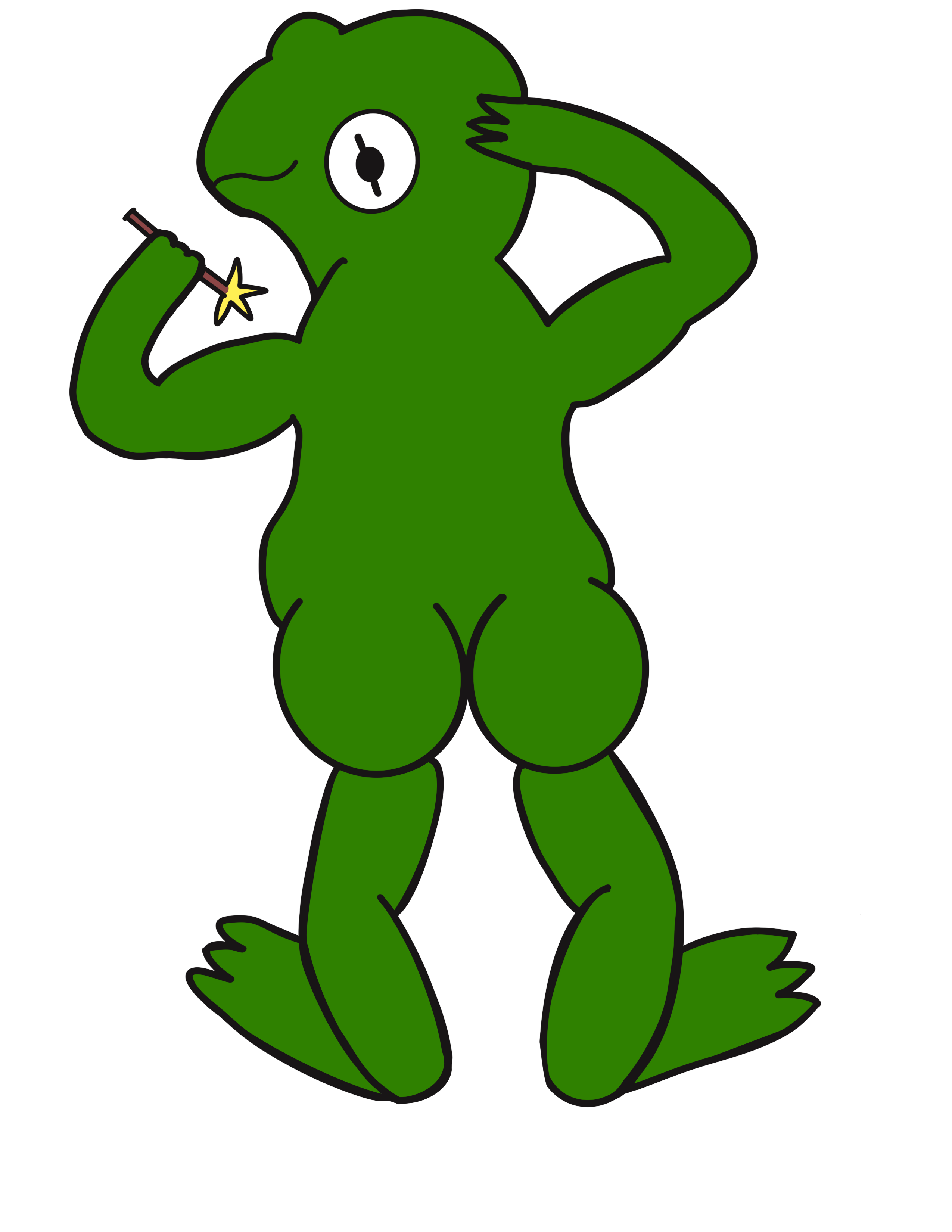 Mothman reached the pond!