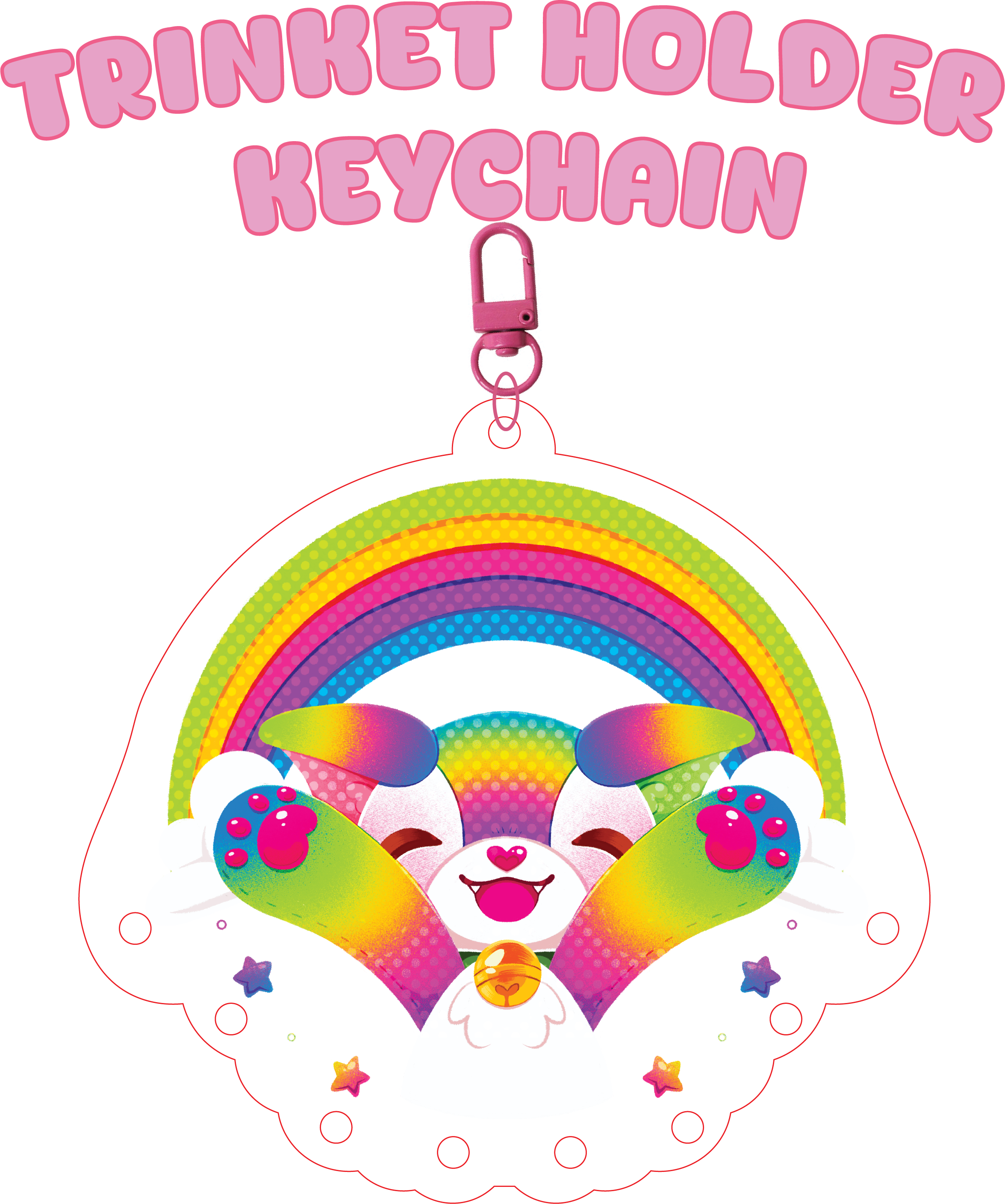 Trinket Holder Keychain 
