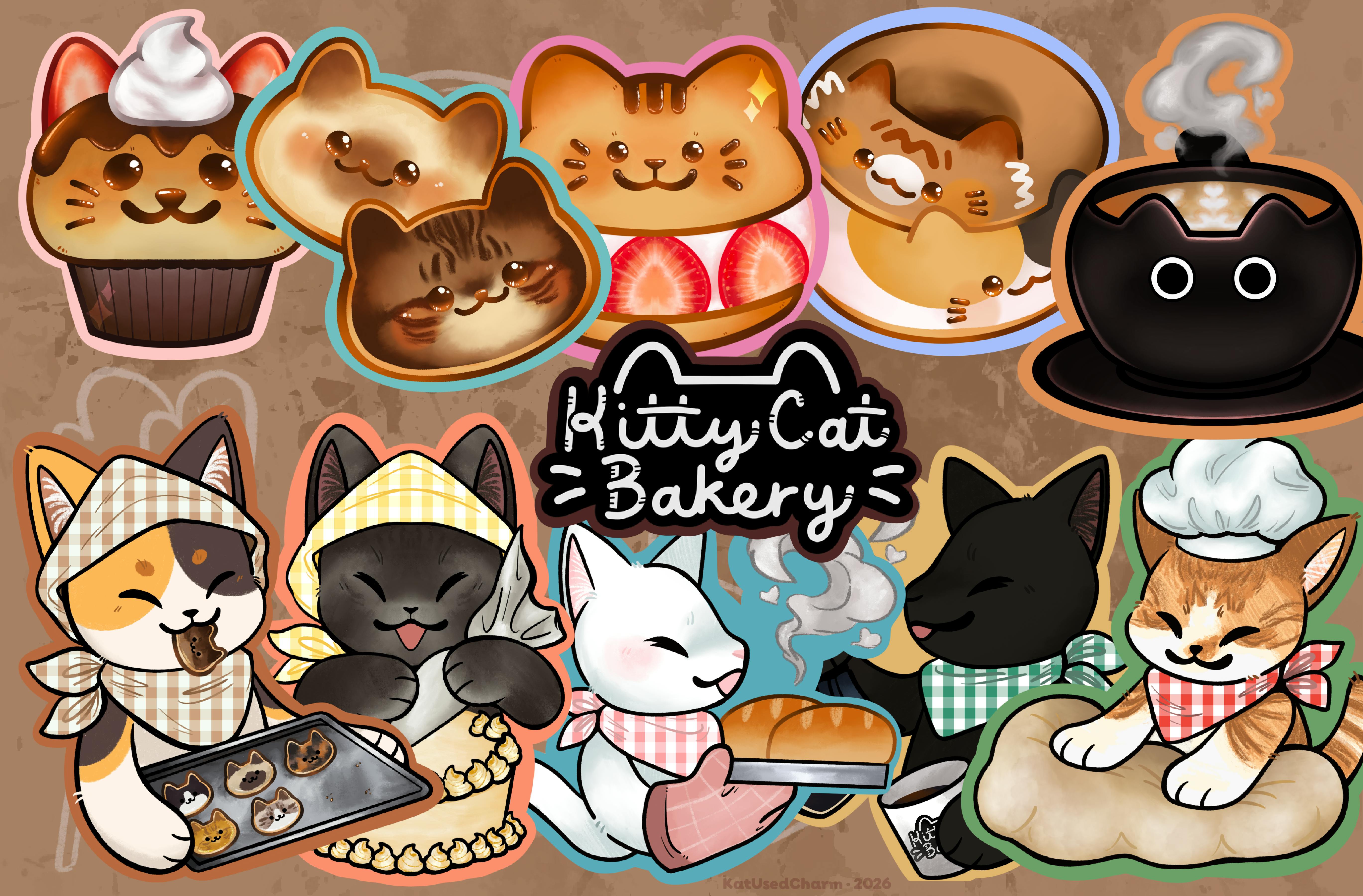 Full Set Bakery Staff & Menu