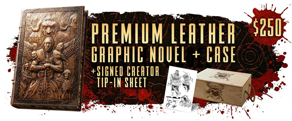 Premium Leather Hardcover, Case + Creator Signature Tip-In