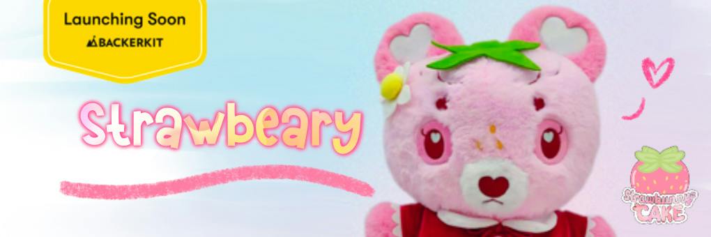 'Beary Sweet' Strawbeary Plush