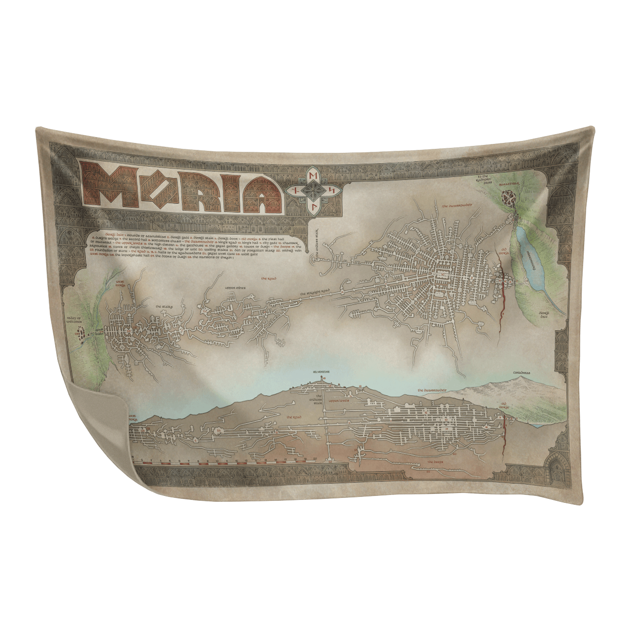 Moria Cloth Map