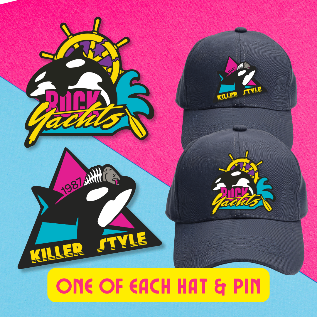 Both Sets of Hats & Pins - Early Bird!