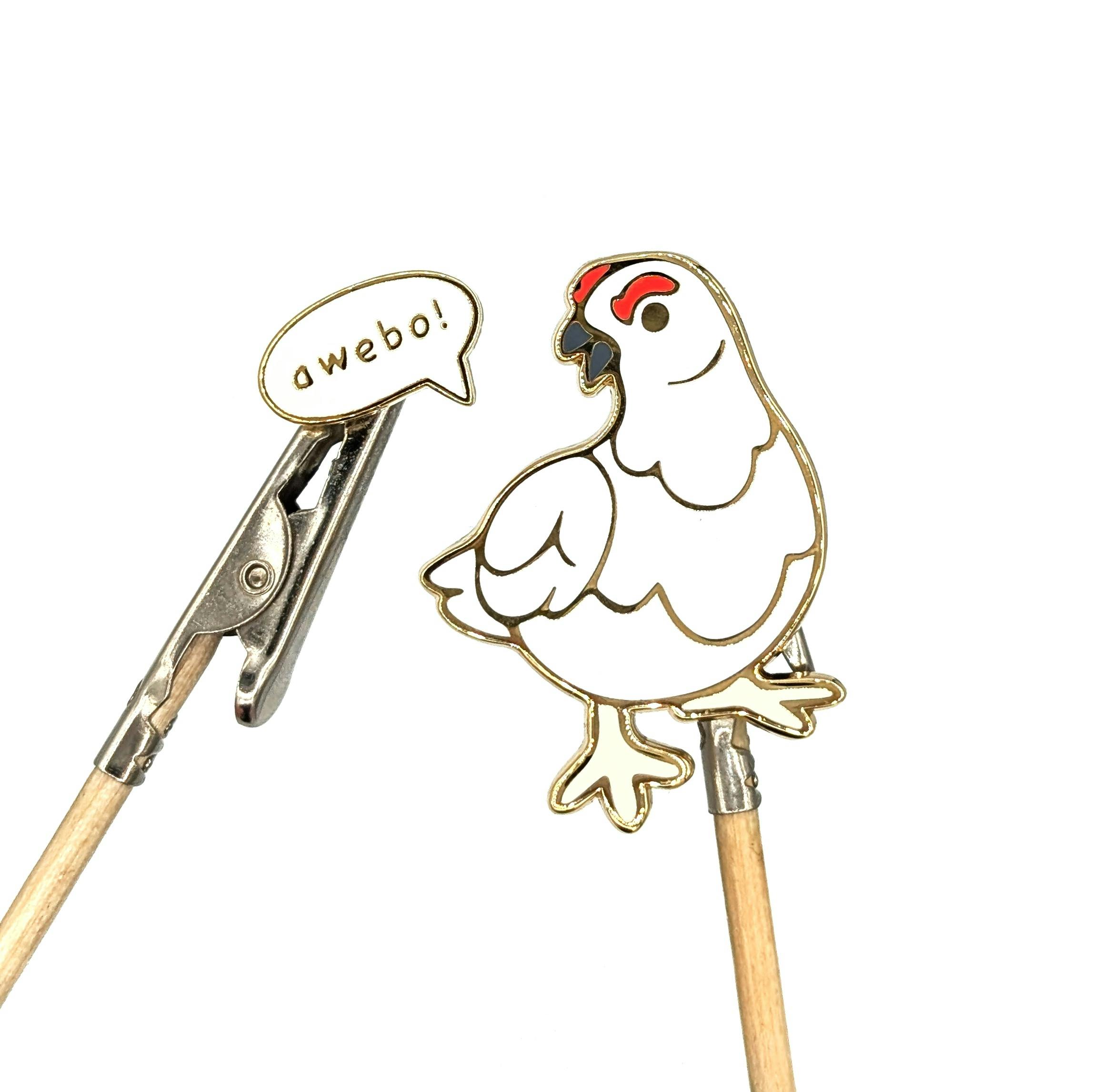 Awebo! Willow Ptarmigan Pin