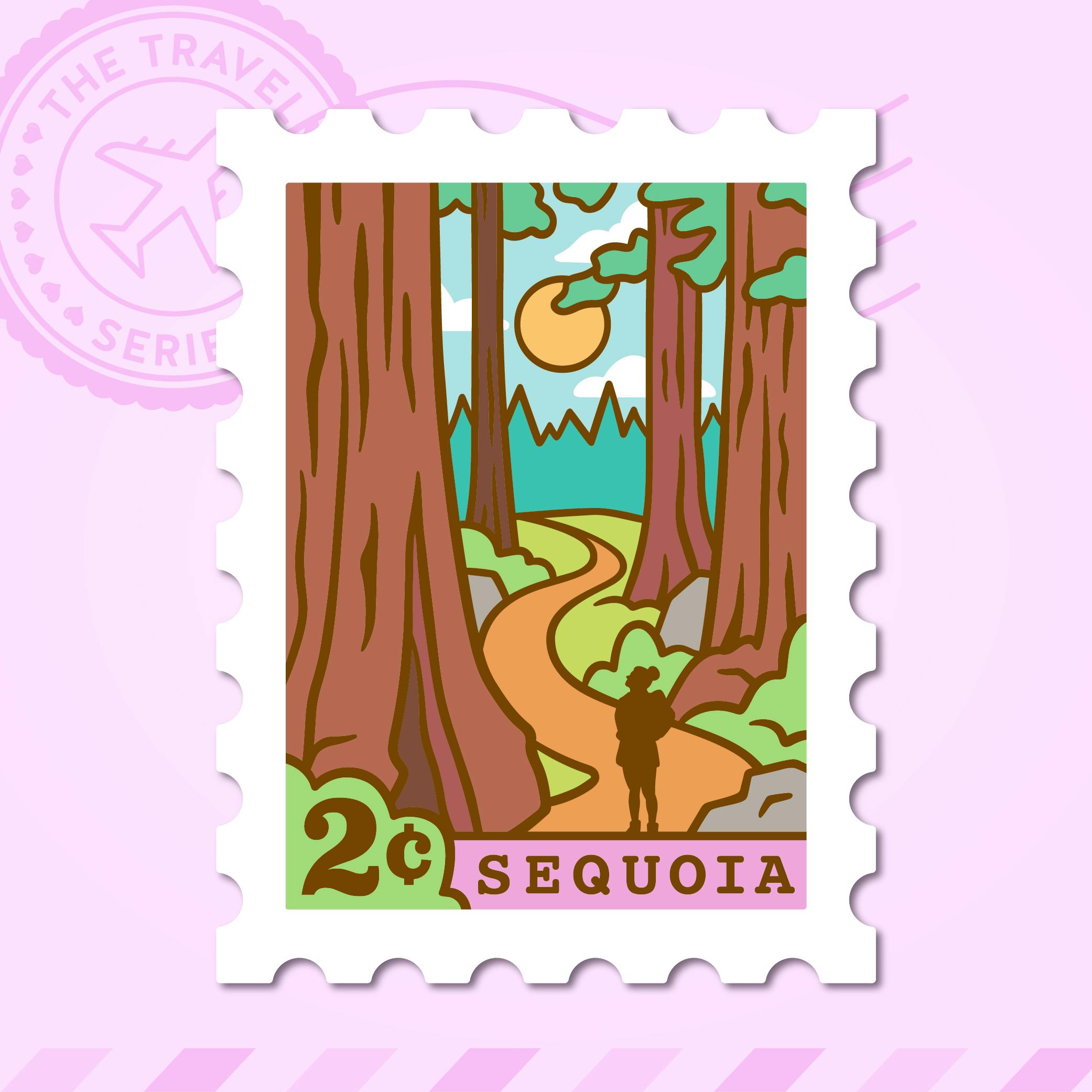 Sequoia Jumbo Vinyl Sticker