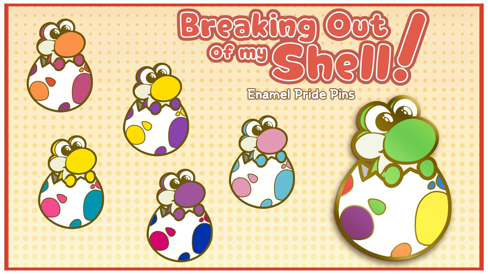 Pride Pins: Breaking Out of my Shell
