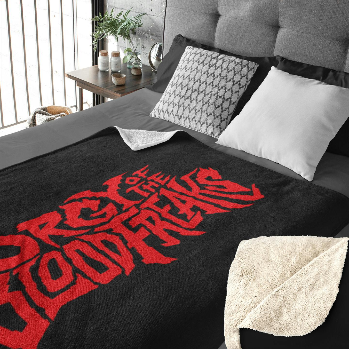 Blood Freaks Sherpa Fleece Blanket