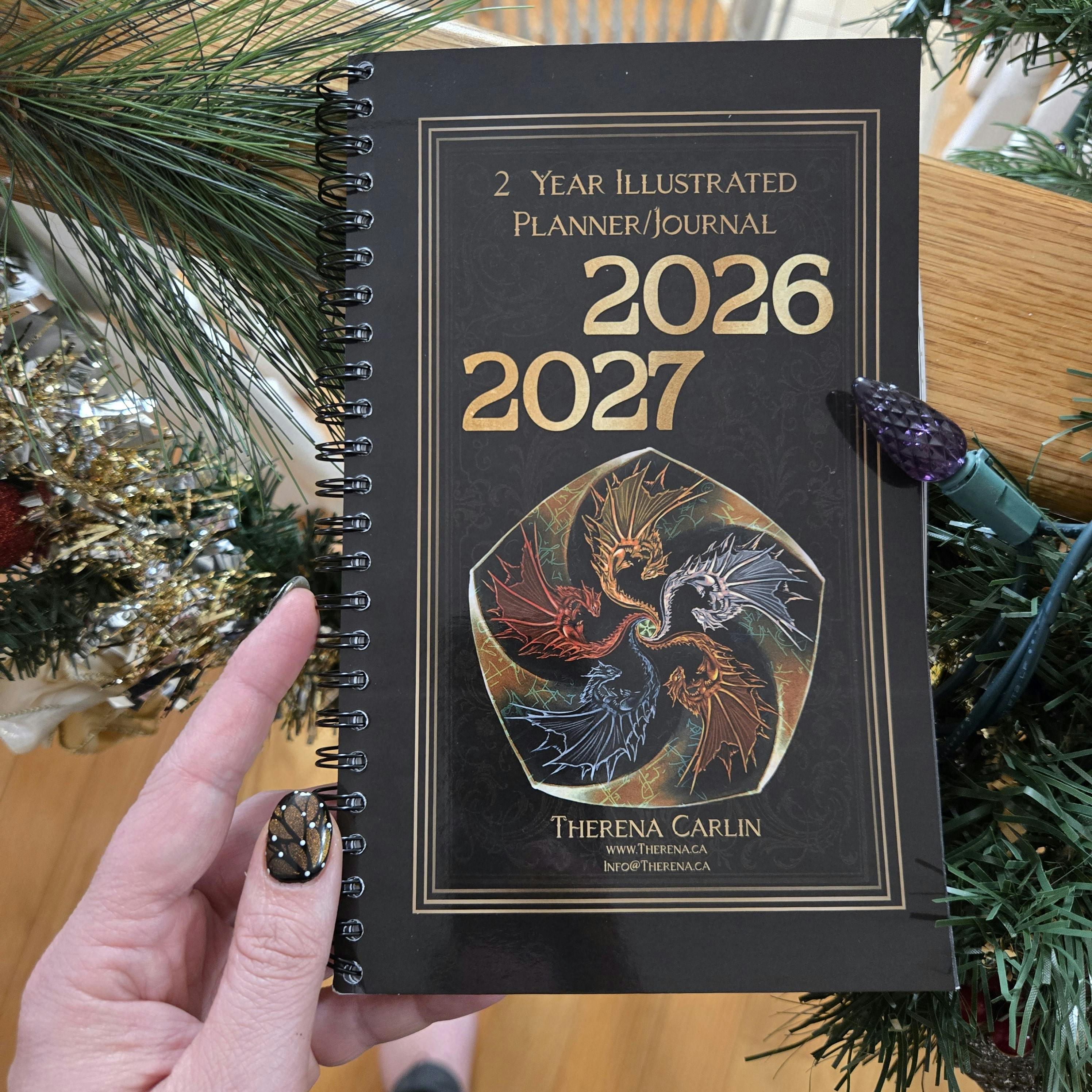 2 year planner/journal (SPIRAL BOUND) 2026/2027