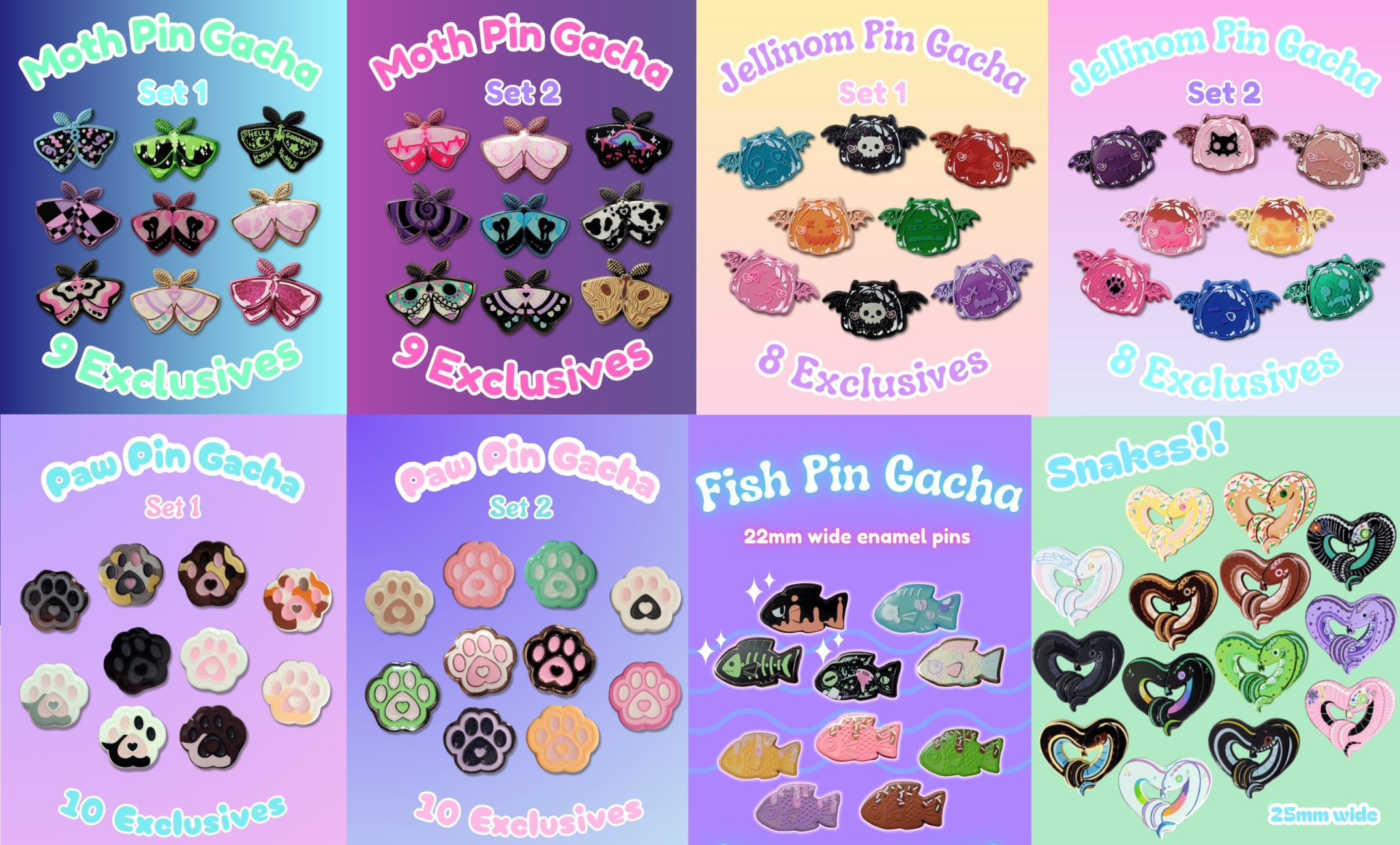 10 Spins ANY Mini Pin Gacha