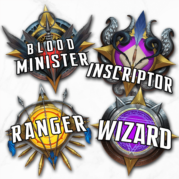 Keychain(s) - D&D Class Emblems