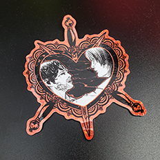 Hannibal "Three of Swords" sticker