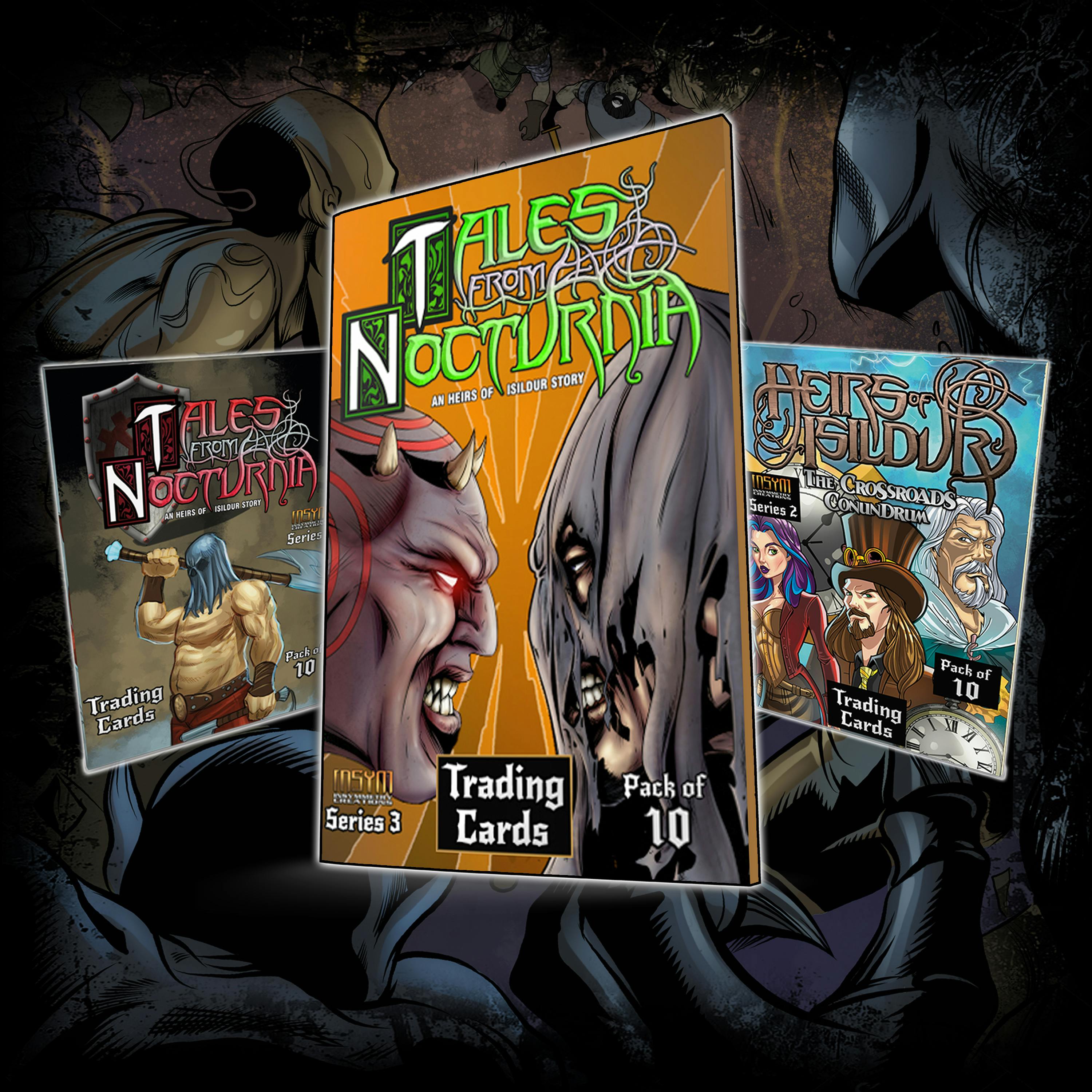 Trading Card 3 Pack (10 per pack) + BONUS