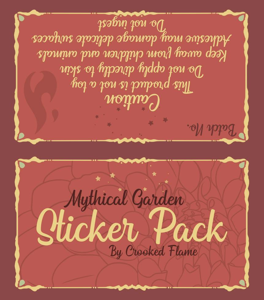 Mystery Flower Sticker Pack	