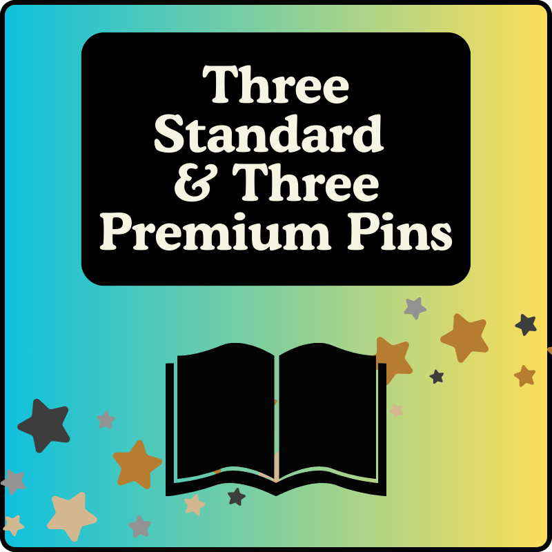 Three Standard & Three Premium Pins