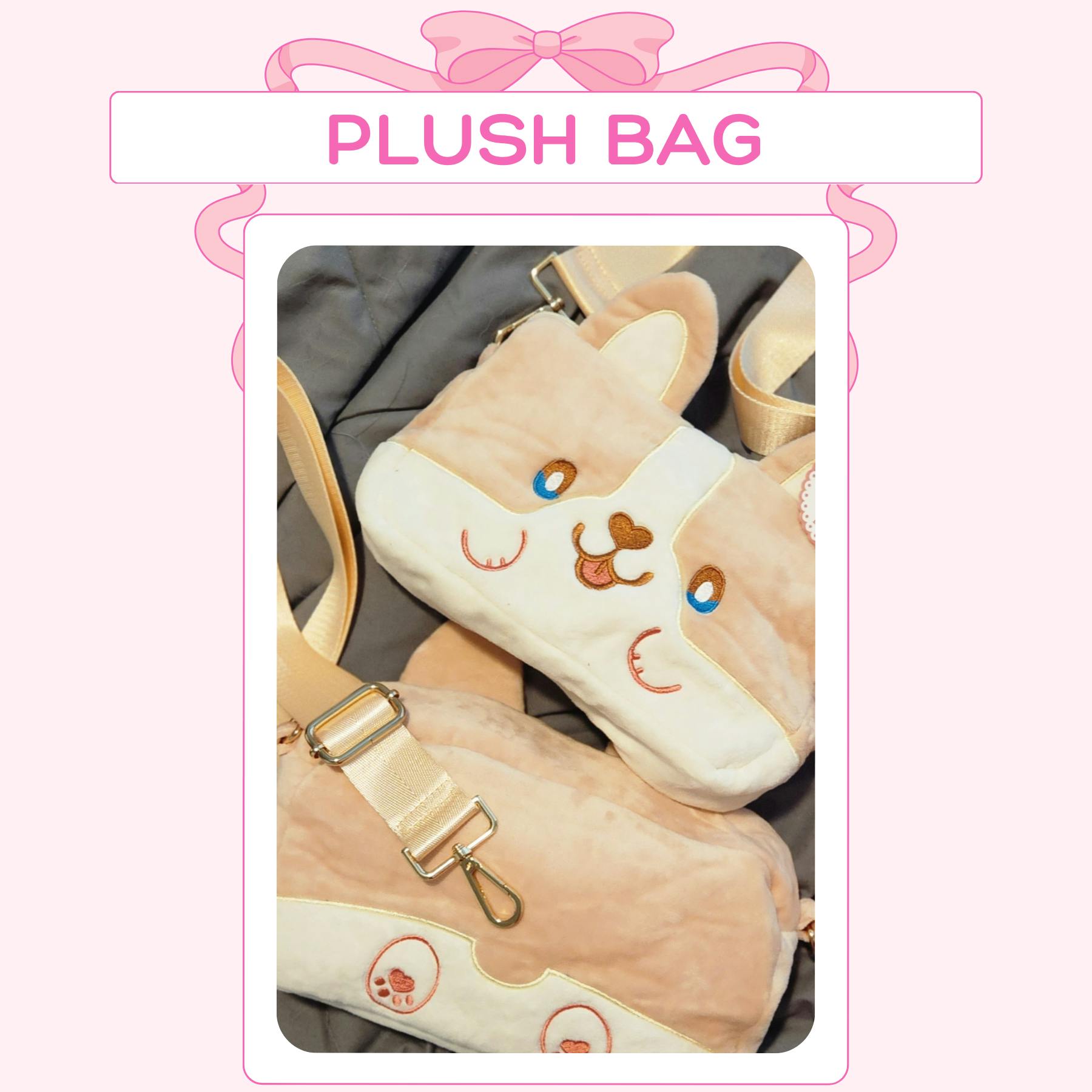 Corgi Plush Bag