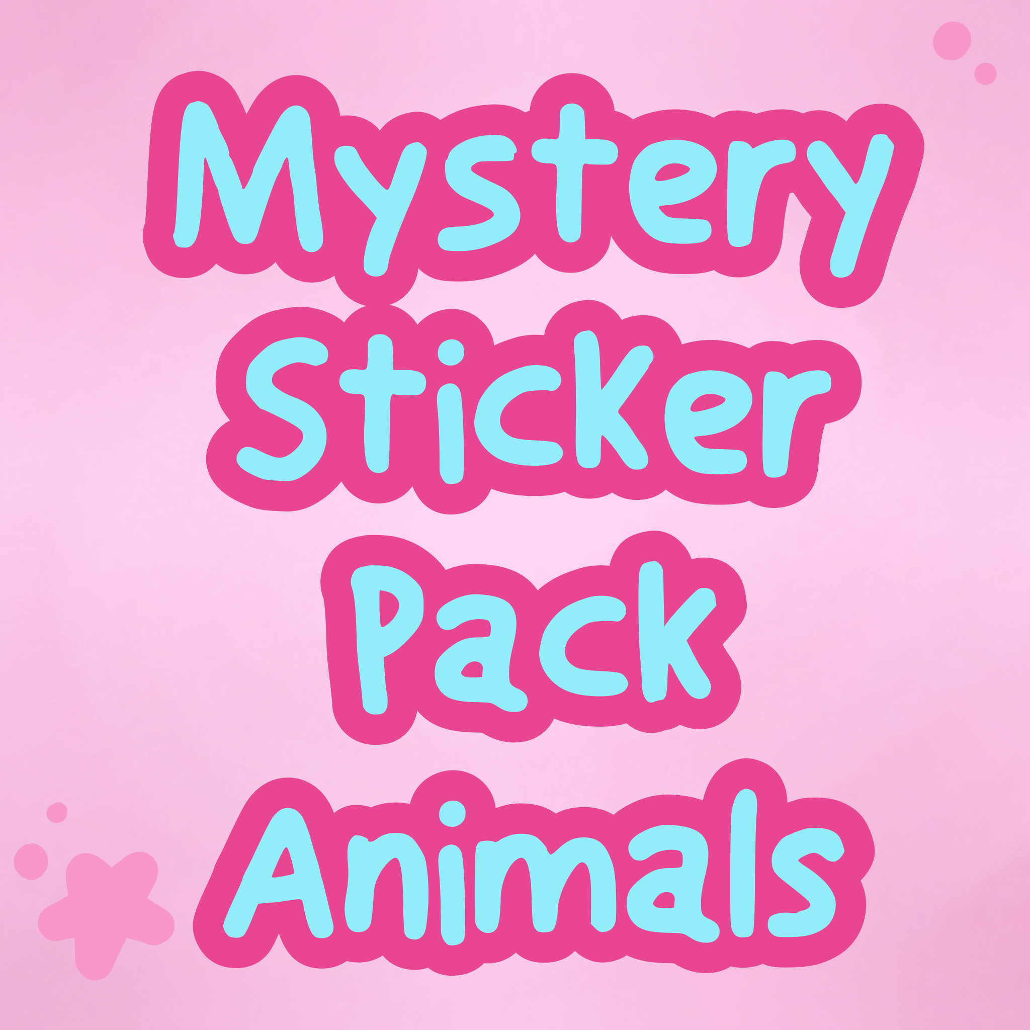 Mystery Sticker Pack - Animals