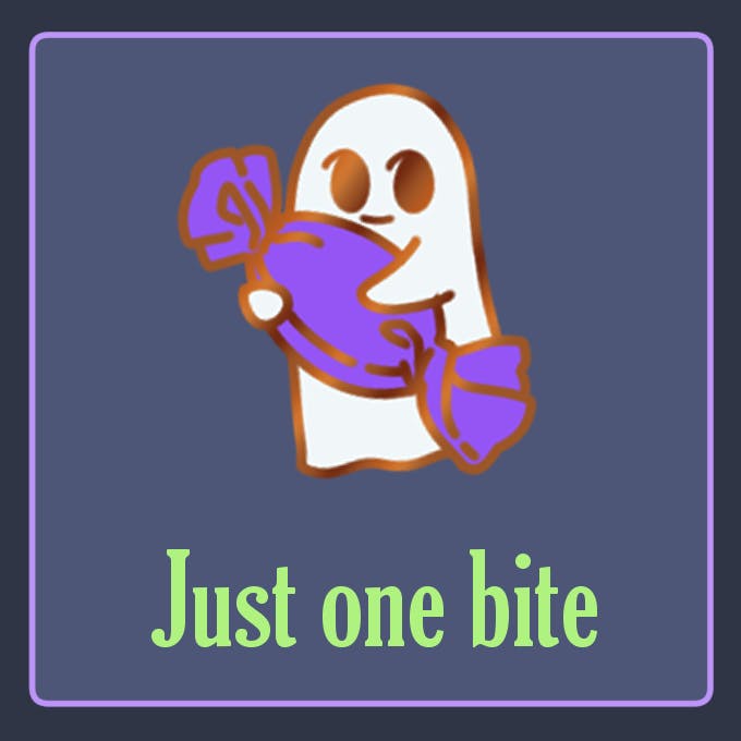 Just one bite