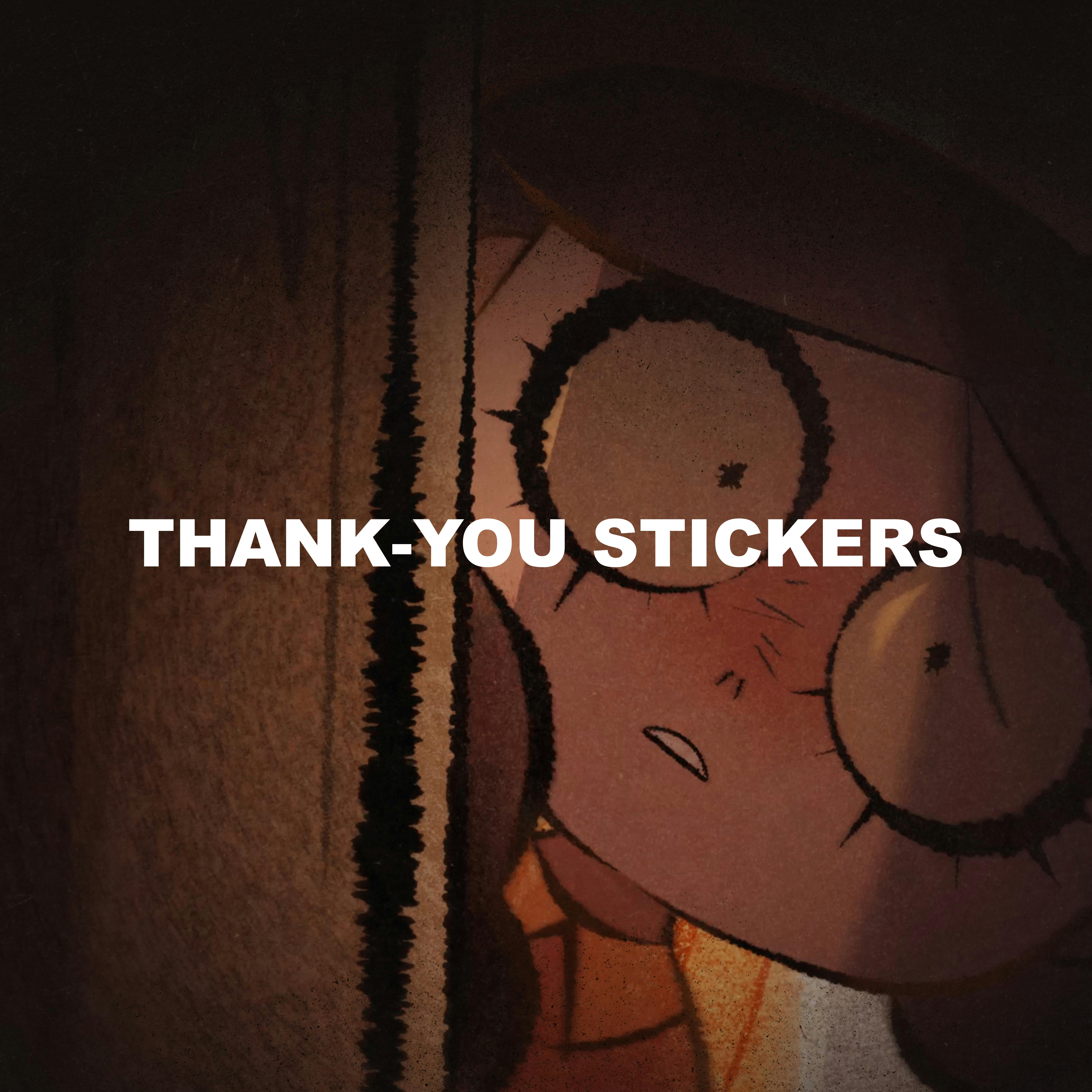  Animated Thank-You Sticker Pack