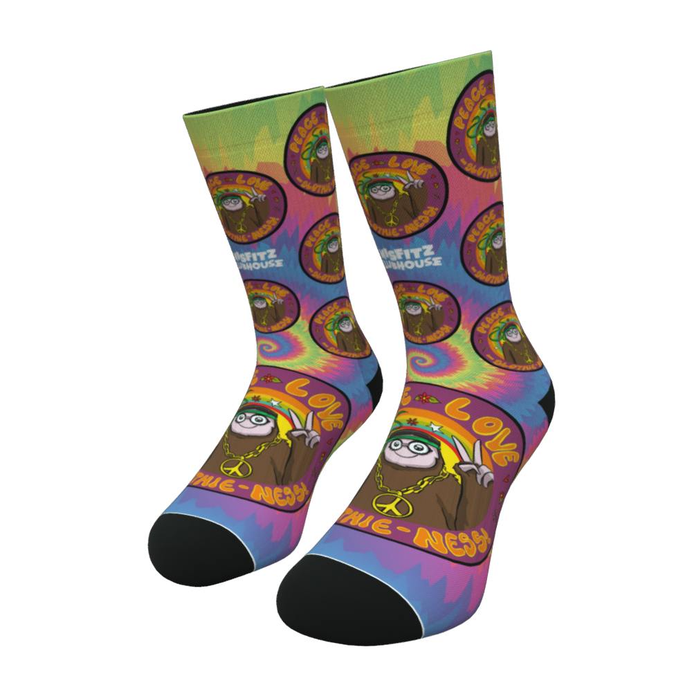 SOCKS: Peace Love & Slothie-Ness