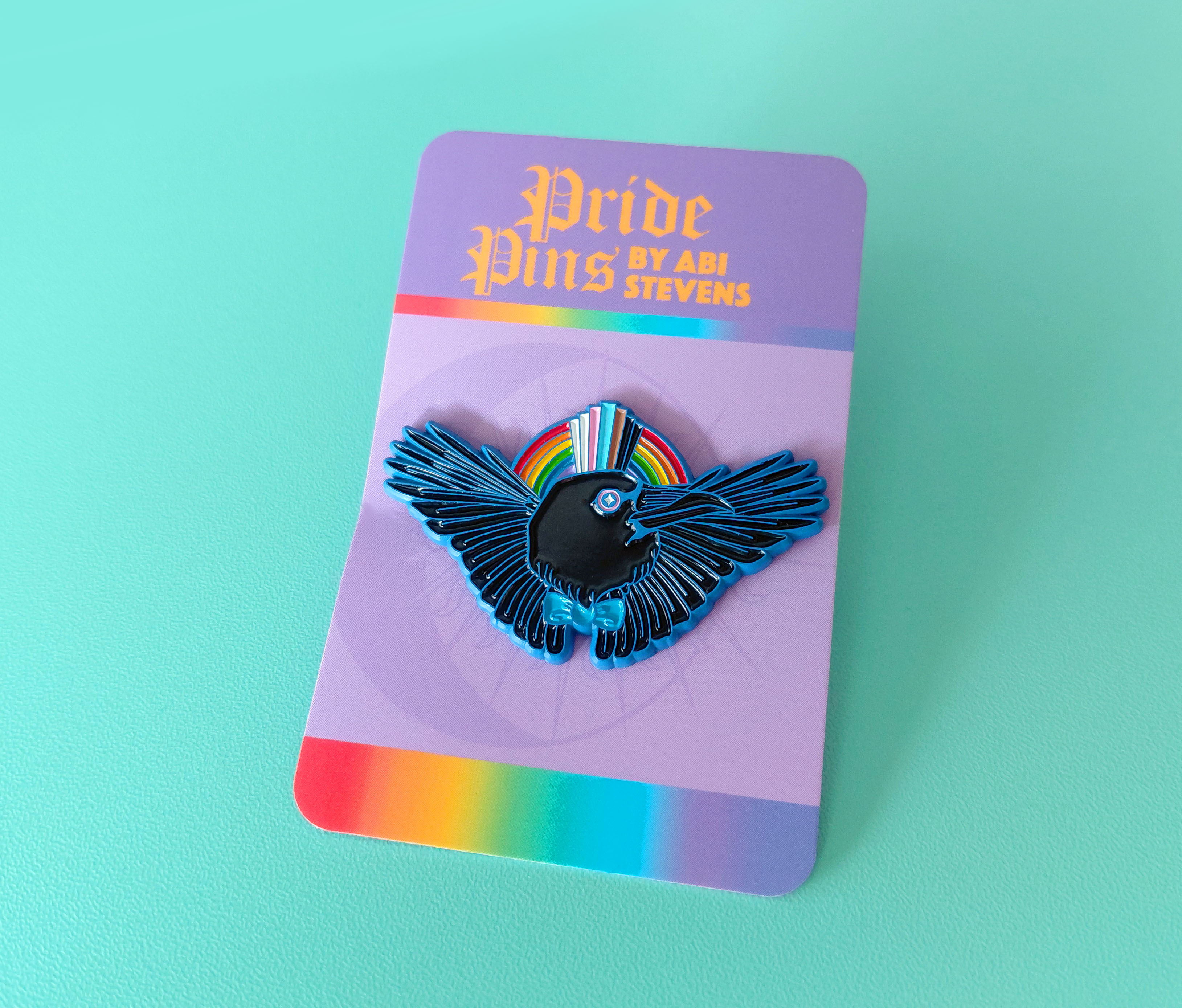 Crow of Pride pin