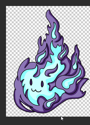 Purple/blue
